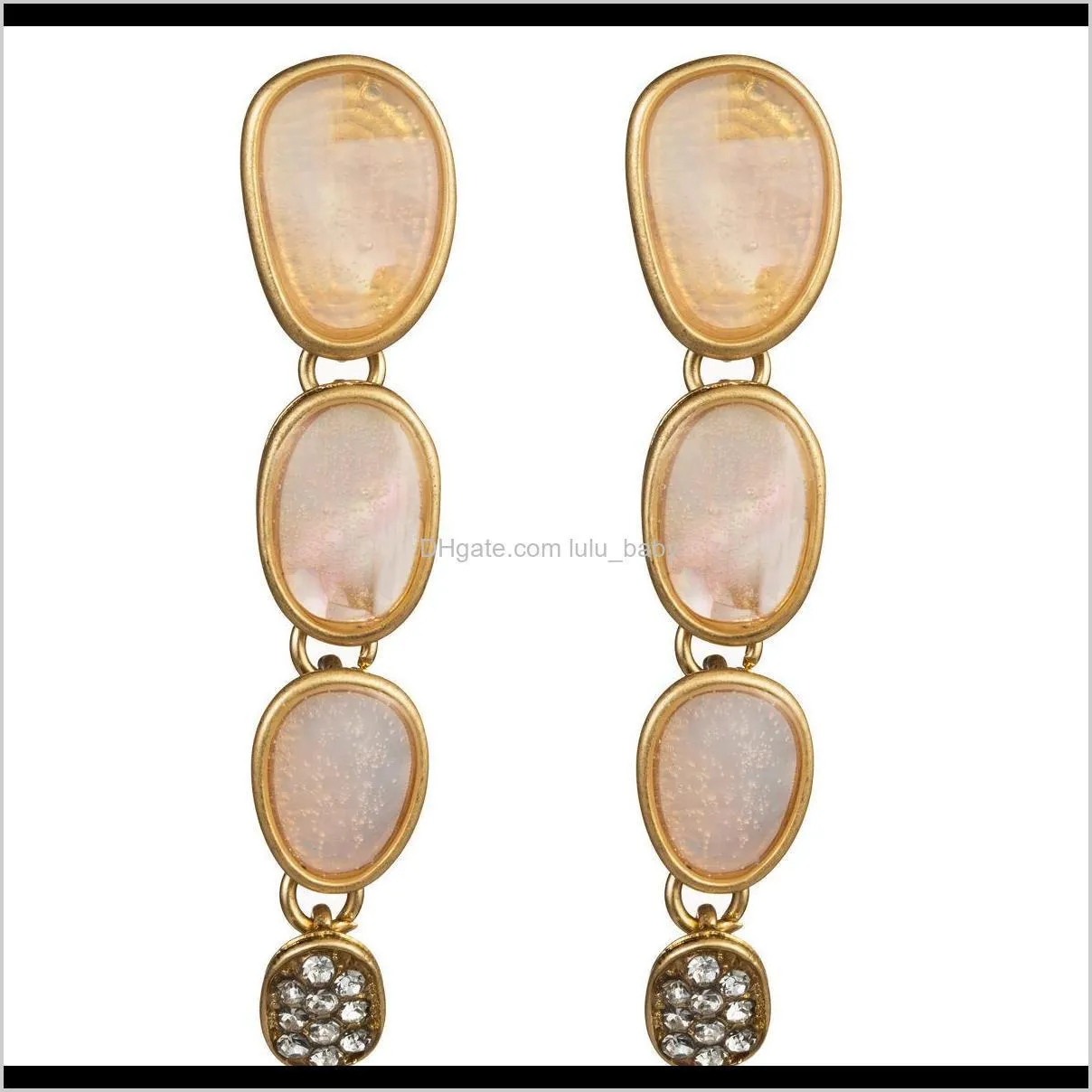 earrings fashionable multi-layer geometric alloy dripping oil diamond rhinestone earrings female temperament cold wind