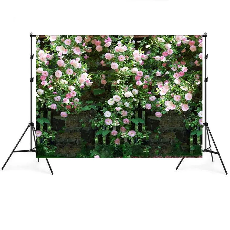 3D Rose Flower Theme Photography Background 150*200cm Wedding Bridal Newborn Shower Birthday Party Photo Backdrops