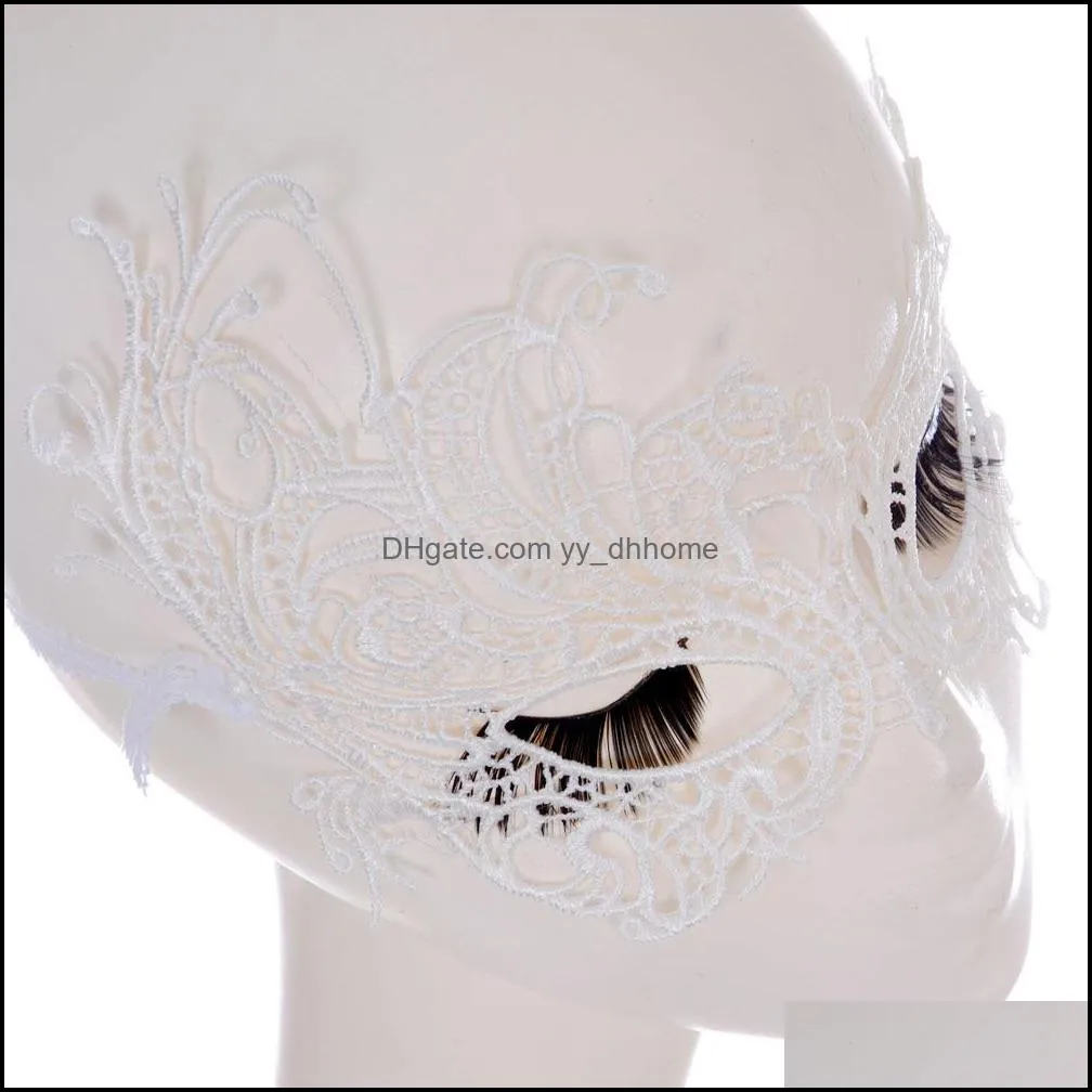 Sexy Masks Halloween Masquerade Venetian Party Lace Face Mask Lovely Women Half Face Mask For Christmas Disco