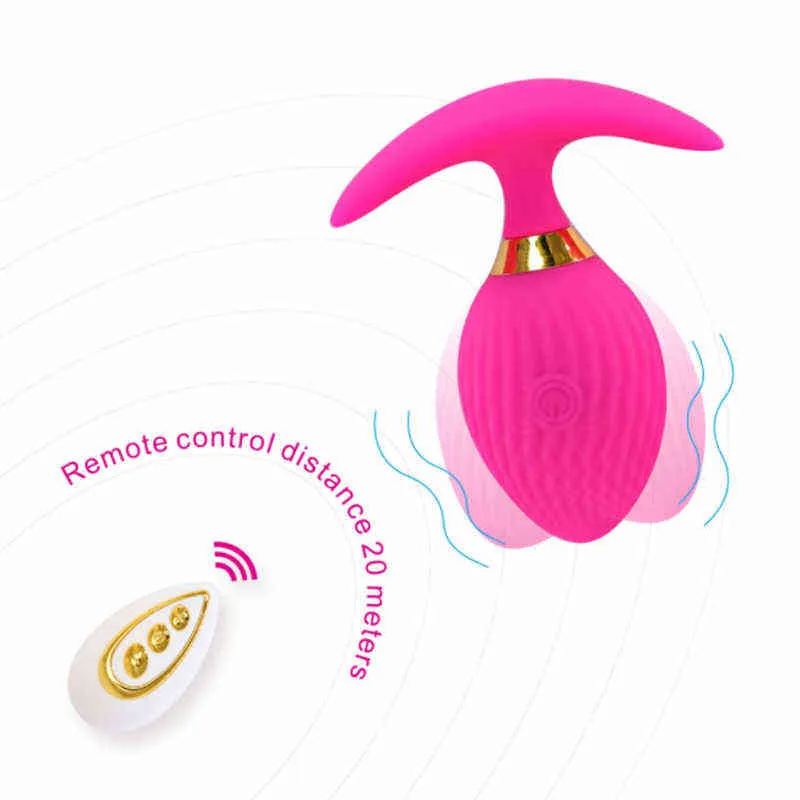 NXY Eggs SSTINT Silicone Anal Butt Plug Vibrator with Wireless Remote Control Prostate Massager Sex Toys for W_voghion.com