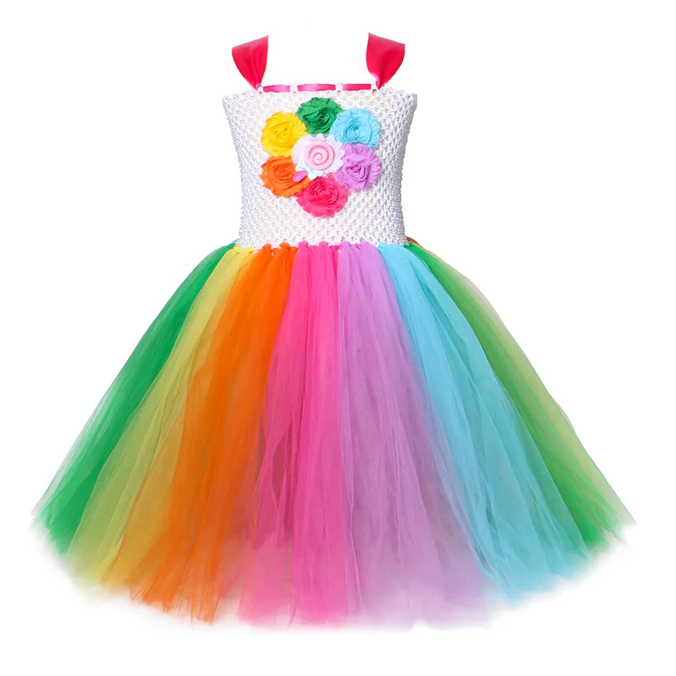 Candy Land Lollipop Themed Baby Girls Cumpleaños vestido de cumpleaños Outfit Niños Vestido de verano Vestido Ropa Ropa para niños Set Candy Land Lollipop Themed Baby Girls Cumpleaños vestido de cumpleaños Outfit Niños Vestido de verano Vestido Ropa Ropa para niños Set