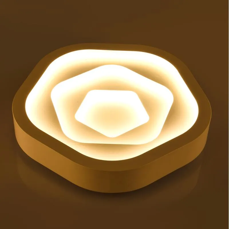 Luz de techo LED de metal simple moderna para estudio de sala de estar / luces de dormitorio Accesorios de iluminación decorativos para el hogar