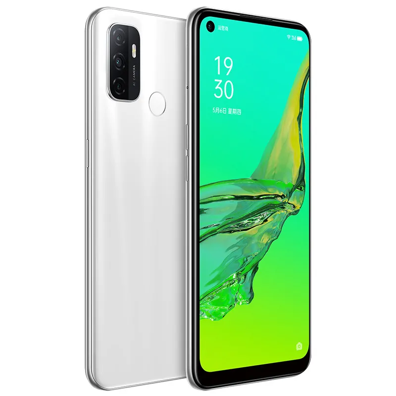 Original Oppo A11S 4G LTE Mobiltelefon 8GB RAM 128GB ROM SNAPDAGON 460 OCTA Core Android 6.5 "LCD Fullskärm 90Hz 13.0MP OTG 5000MAH Fingerprint ID Smart Cell Phone