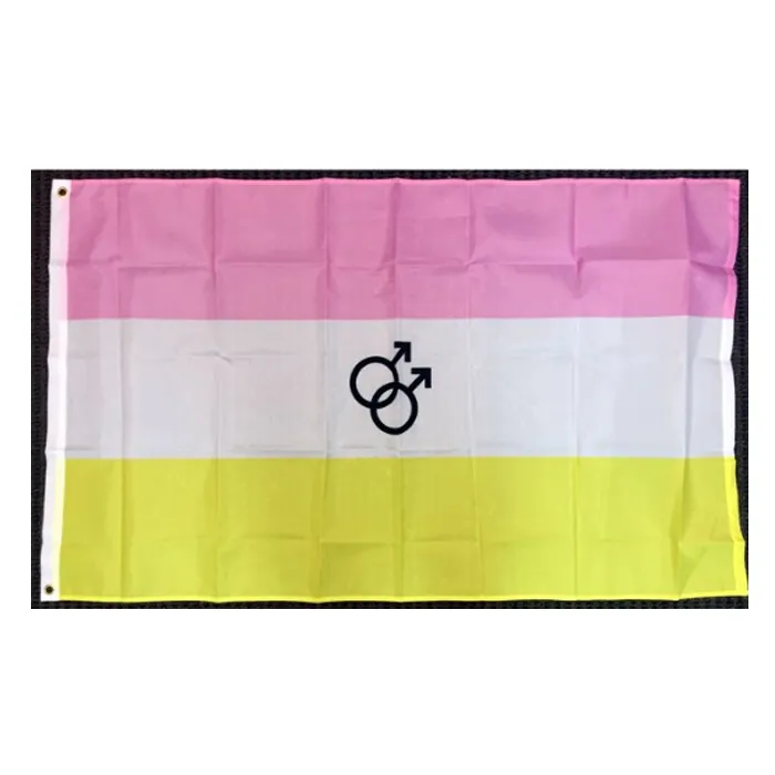 Twink Pride 3x5ft drapeaux 100D polyester bannières intérieur extérieur couleur vive de haute qualité avec deux œillets en laiton