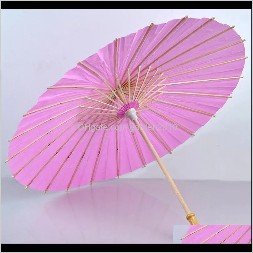 23.6inch(60cm) bamboo oil-paper long handle parasols umbrella sun parasol outdoor party events decoration wen5940