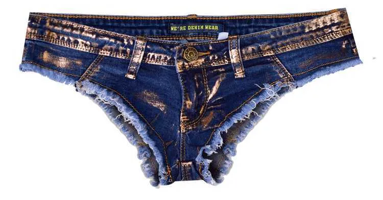 Blue Mini Shorts Sexy Low Waist Denim Micro Shorts Women Party Clubwear Ladies Short Feminino Jeans (17)