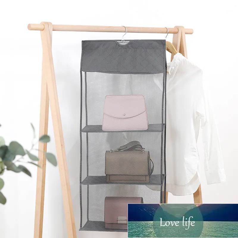 Dustproof Hanging Closet Organizer With Transparent Pockets And