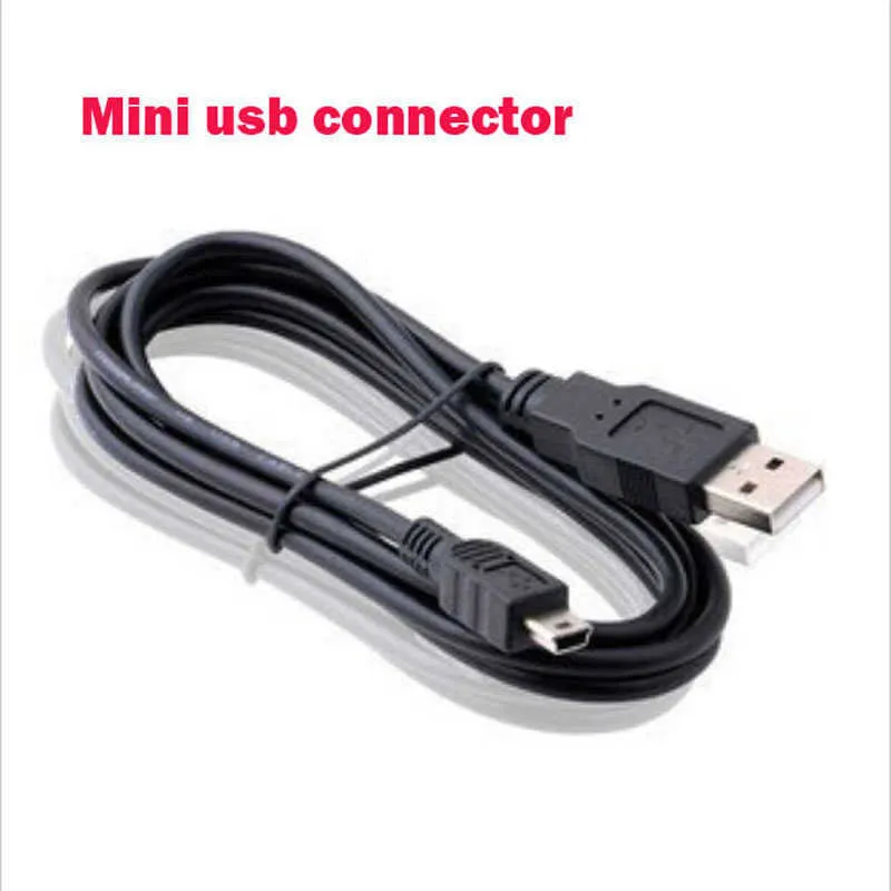 Mini USB Charger Cable Charging Data Sync Cord för surfplatta PC MP3/MP4 Digitalkamera Extrnal Hard Drives Sound Speakers Headset