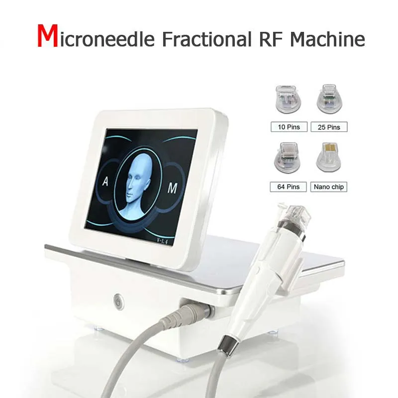 Microagulhamento fracionário máquina de lifting facial microagulhamento fracionário RF tratamento de cicatrizes remoção de estrias dispositivo portátil eficaz uso em salão de beleza