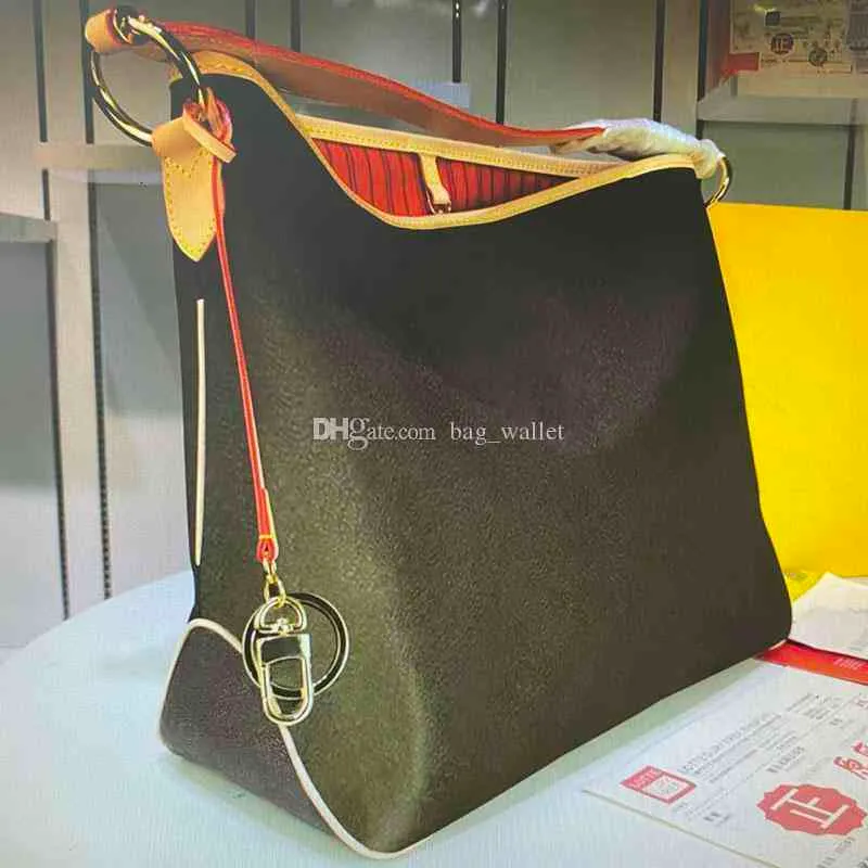 N50156 Calvi High Quality NEVER Oxidize Leather Bag Mono Flower Fashion Classic Handbag Women Shopping Totes Woman Shoulder Bags