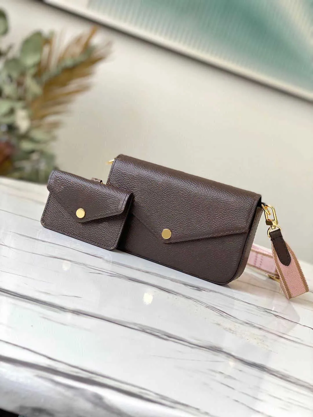 2021 Bests selling luxury designer bag purse 2pc Pochette Felicie Coussin Chain shoulder bags handbag fashion handbags totes crossbodys