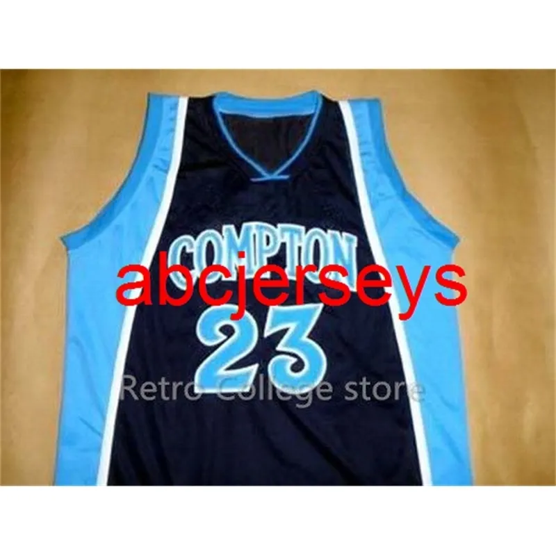 # 23 DEMAR DEROZAN COMPTON High School Jersey Rétro broderie cousue Personnalisez n'importe quel numéro de nom Ncaa XS-6XL