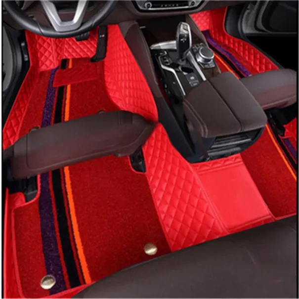 Specialized in the production porsche boxster 718 911 taycan mat high quality car up and down two layers of leather blanket material tasteless non-toxic
