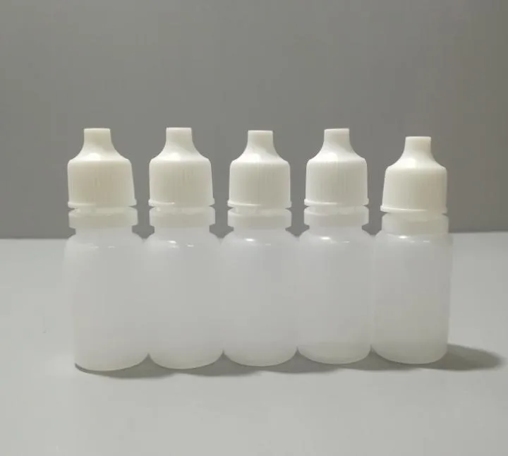 2021 2ML 100pcs/LOT LDPE PE Plastic Dropper Bottles With Tamper Proof Caps & Tips Safe Vapor