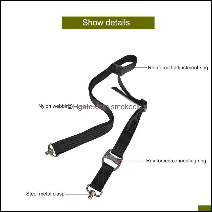 Sports Tactical Belt Multi-function Men Army Strap Outdoor Sling Quick Release Buckle Nylon Waist Safety Lanyard Support