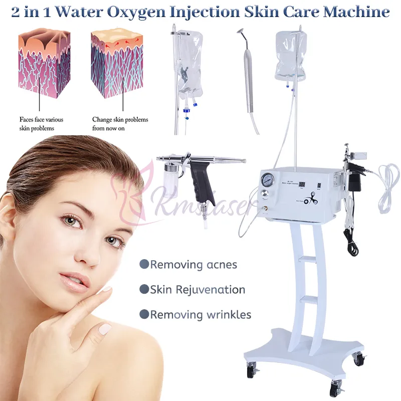 A injeção portátil do jato do oxigênio da peel da máquina da água do cuidado da água da água do cuidado da água do tratamento da pele