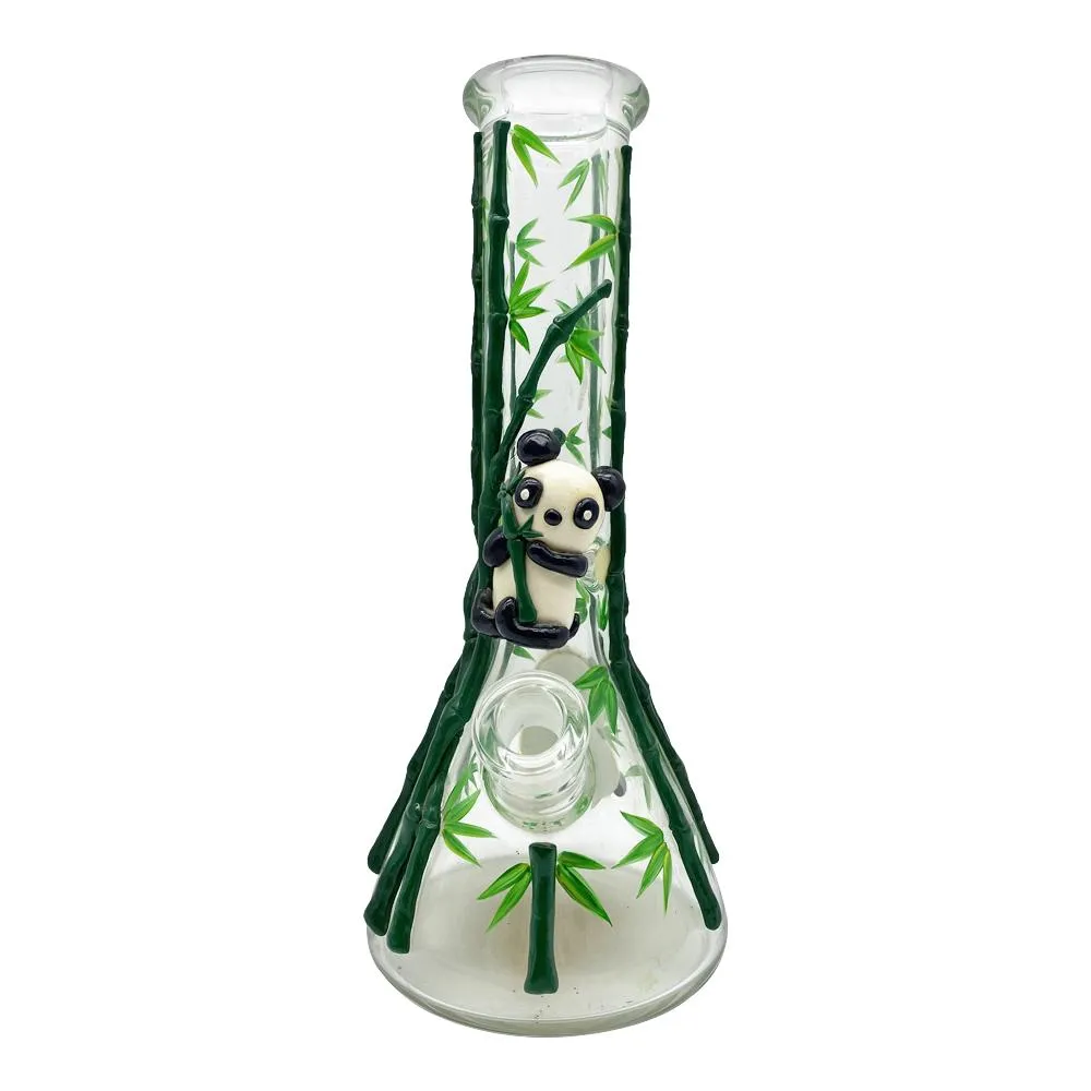 2021 hotselling pintados à mão WG08144 bongs de vidro panda fumar cachimbo de água atacado, boa qualidade e moda