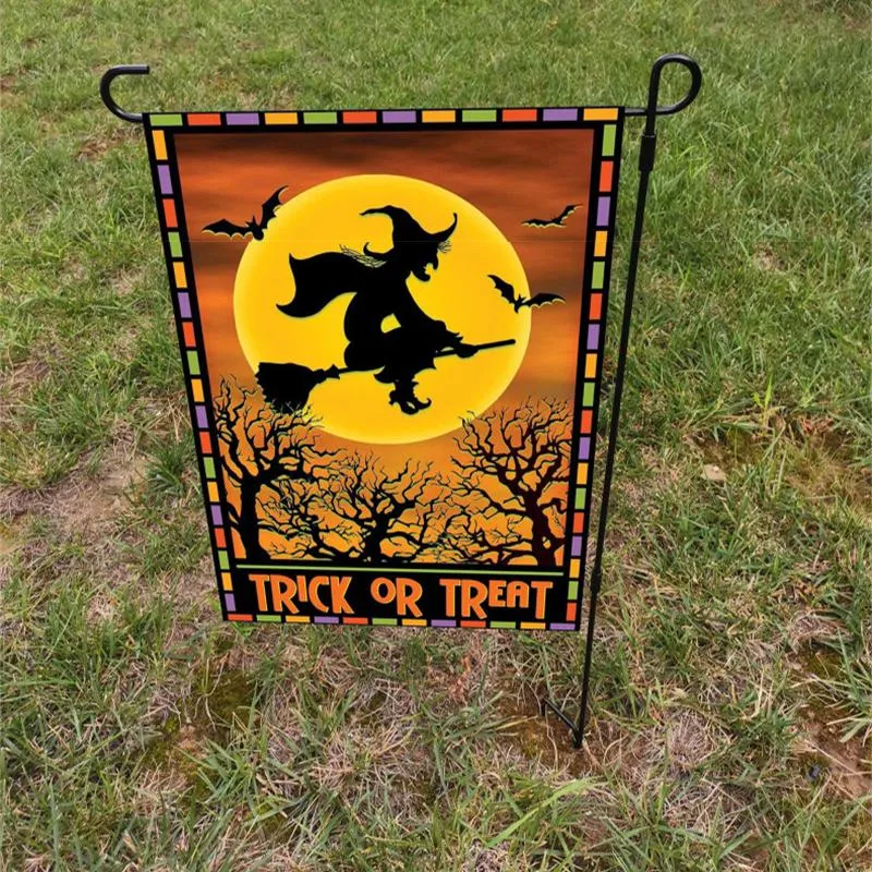 Funny Halloween Double-sided 3D printed Flag house flag garden flag Halloween party Flags Hanging House Decoration