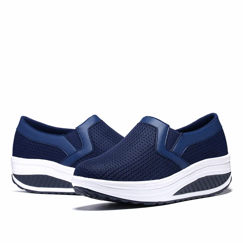 2021 Av Mens Kvinnor Sport Running Skor Toppkvalitet Andningsskydd Mesh Triple Black Navy Blue Pink Outdoor Öka Runners Sneakers Storlek 35-42 WY34-1608