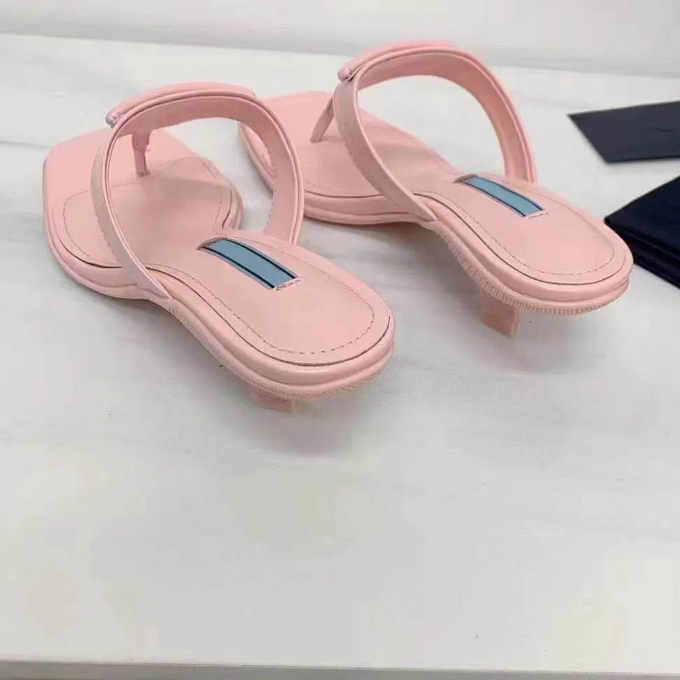 2021 Designer women sandals ladies genuine leather slippers flat shoe sandal party wedding shoes with box size 35-40