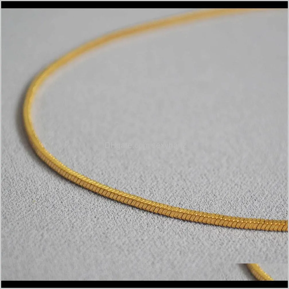 pendants blogger savi same square snake bone chain, the beauty of soft curve, simple and versatile, personalized short necklace,