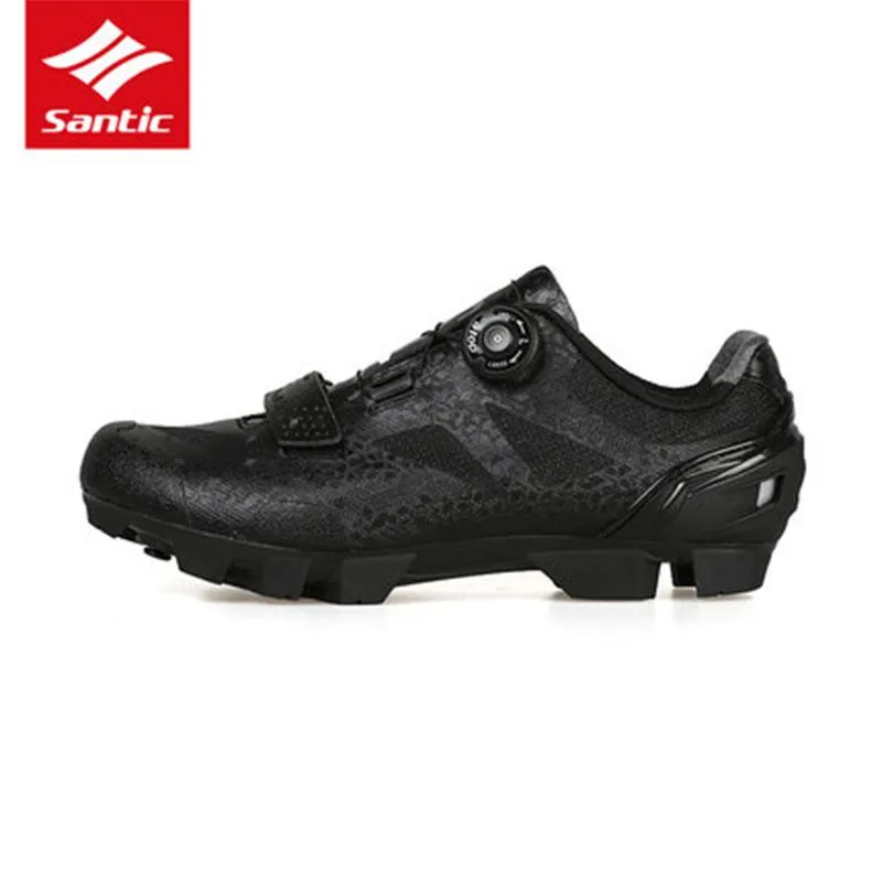 Santic hommes chaussures de cyclisme 2 couleurs PU vtt vélo course équipe vêtements vie MS17003 chaussures