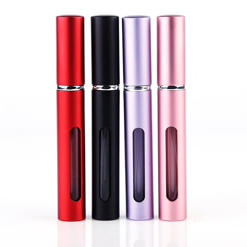 5ml Empty Fragrance Bottle Mini Metal Sprayer Refillable Aluminum Perfume Atomizer Travel Size Spray Scent Pump Tool Top Quality V1