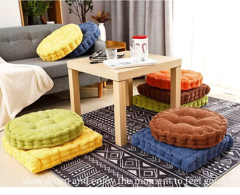 Tatami Cushion Pillow Thick Soft 40x40cm Chair Seat Pad Seating on