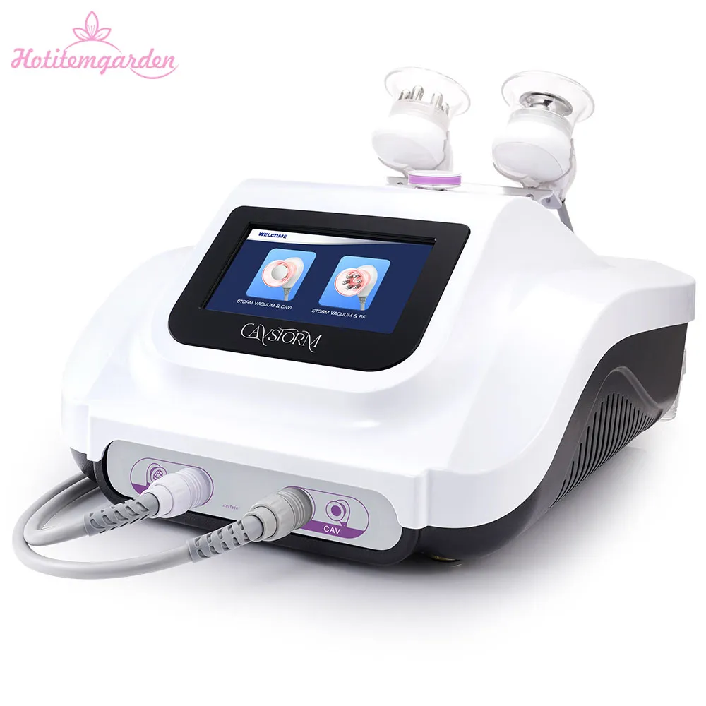 Hot 40k CaVstorm Ultrasonic Fat Cavitation 3.0 Liposuction Body Slimming Vacuum RF Weight Loss Beauty Machine With Cups