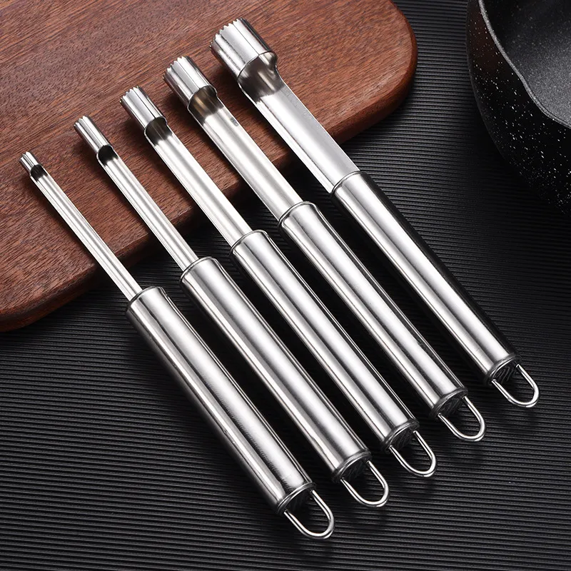 Stainless steel retriever fruit denuclear multi-functional manual cherry denuclear kitchen vegetable tool nuclear separator
