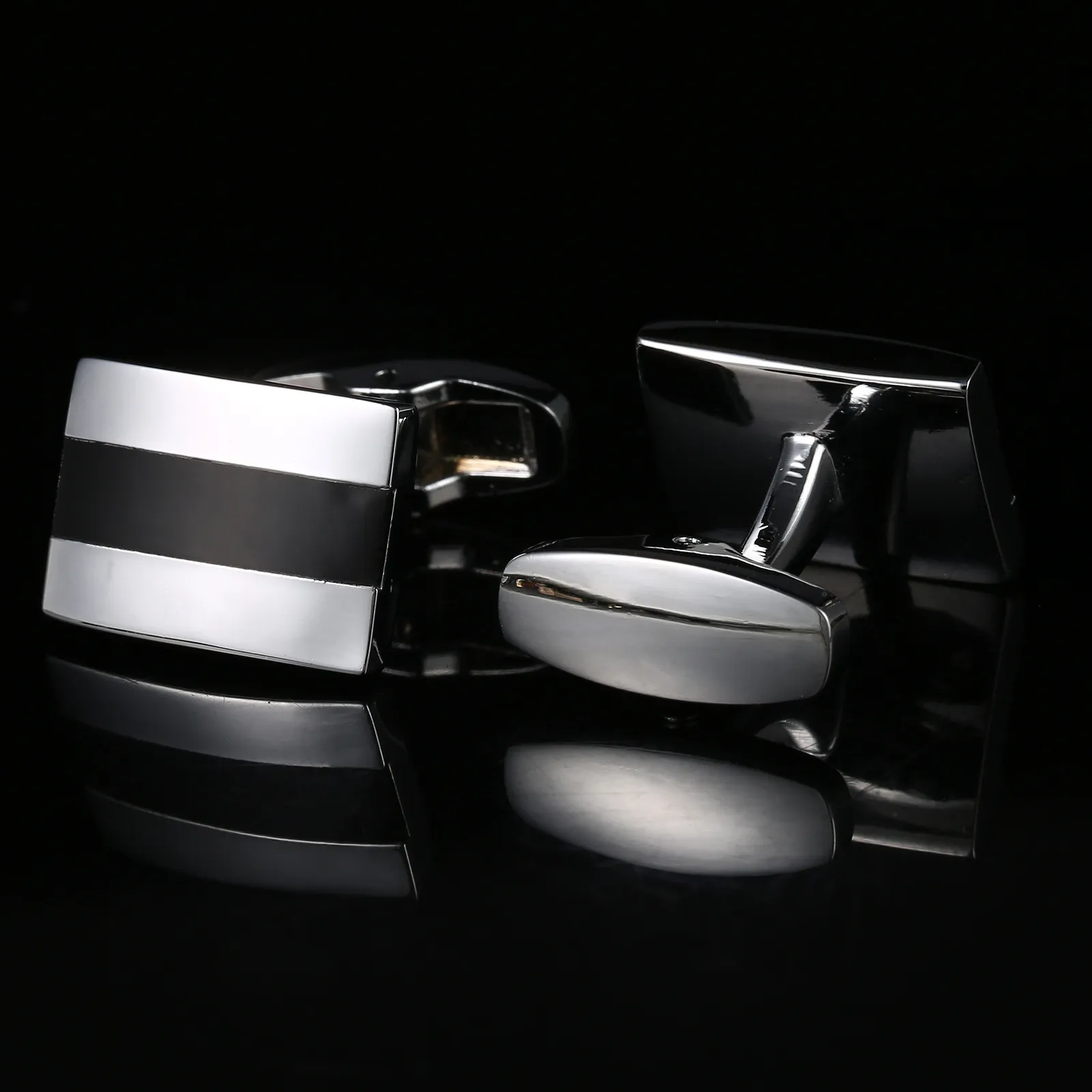 Basit Siyah Ve Beyaz Fransız Kol Düğmeleri Takı Gömlek Kol Düğmesi Erkek Marka Moda Manşet Bağlantı Düğün Damat Düğmesi Kol Düğmeleri AE5641623148