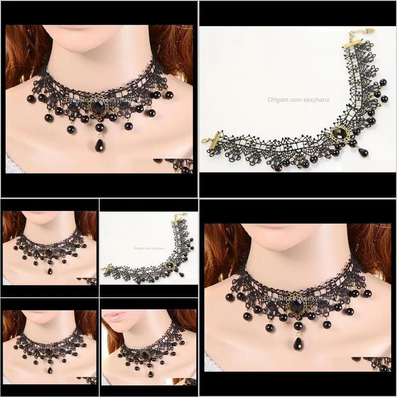 Gothic Tattoo Choker Necklace Set Back With Black Lace, Leather, And Velvet  Perfect Bohemian Charm Gift For Women In 2021 From Lashion, $5.48 |  DHgate.Com