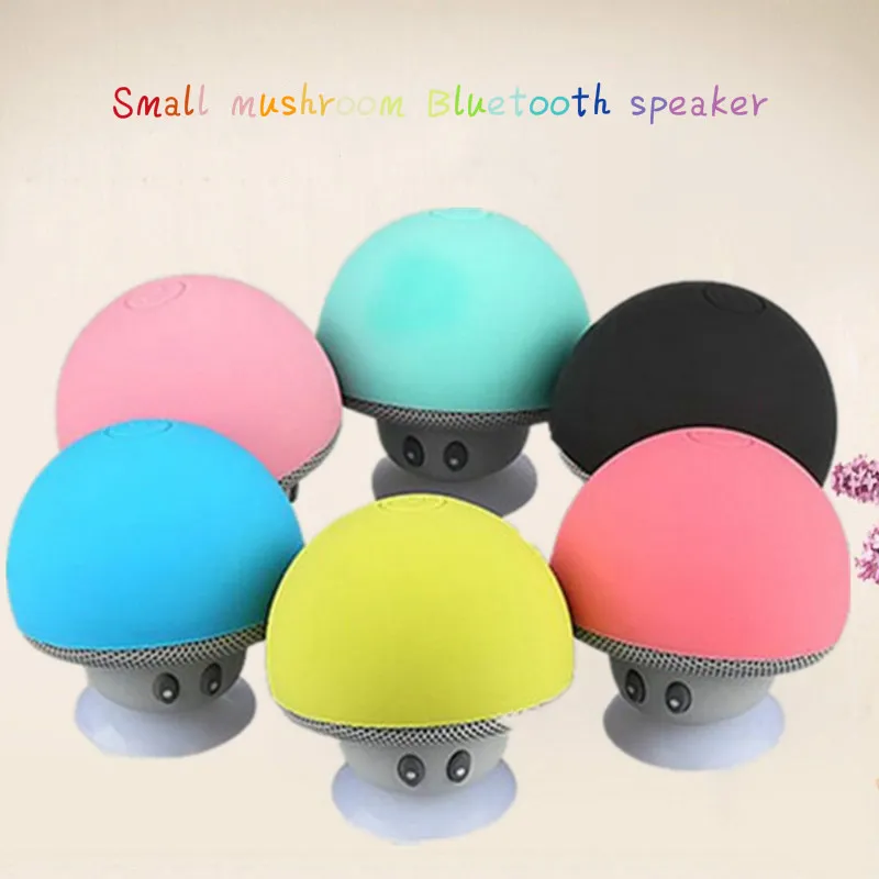 Pequeno cogumelo sem fio bluetooth speake impermeável Stereo Speaker Music Player para Xiaomi iphone12 x xs pro android