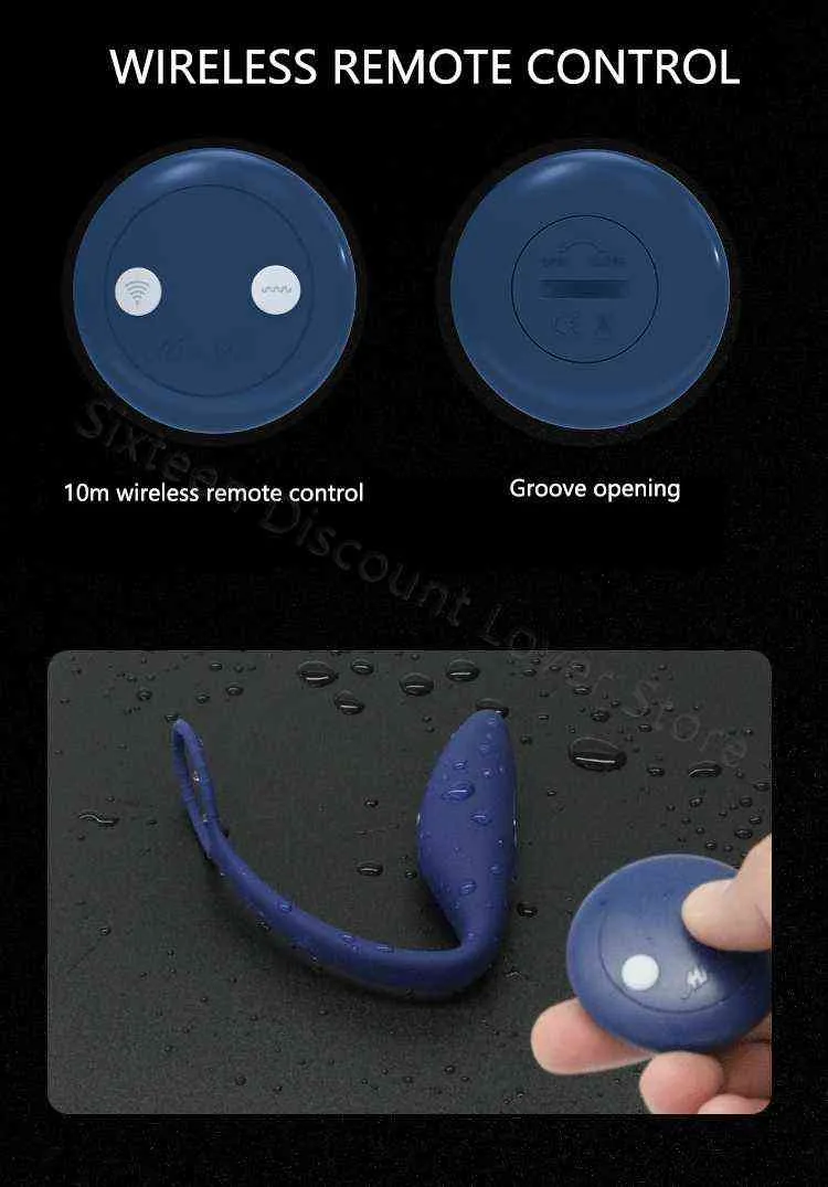 Electric Shock Prostate Massager With Wireless Remote Control_voghion.com