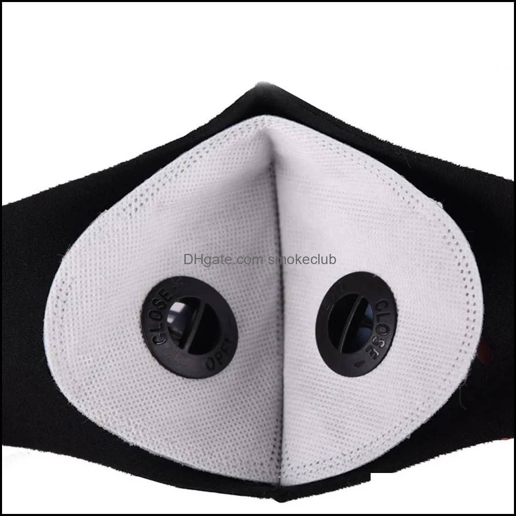 Activated Carbon Pads Mask Filter 5 Layers Replaceable Changeable Reusable Mask Pad PM2.5 Protective Dustproof Filters