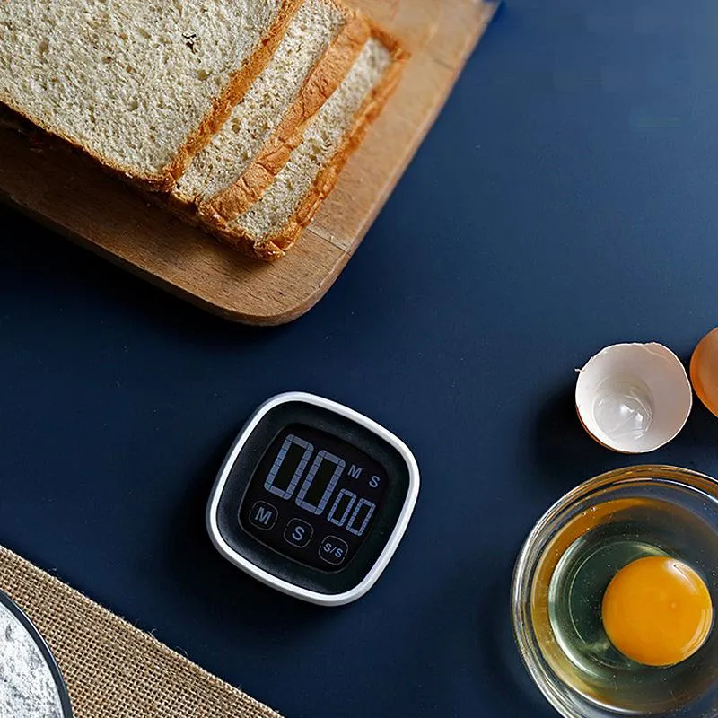 Küche Digital Timer Touchscreen Countdown Timing Alarm LED Elektronische Temporizador Stoppuhr Uhr Magnetische Kookwekker Timer