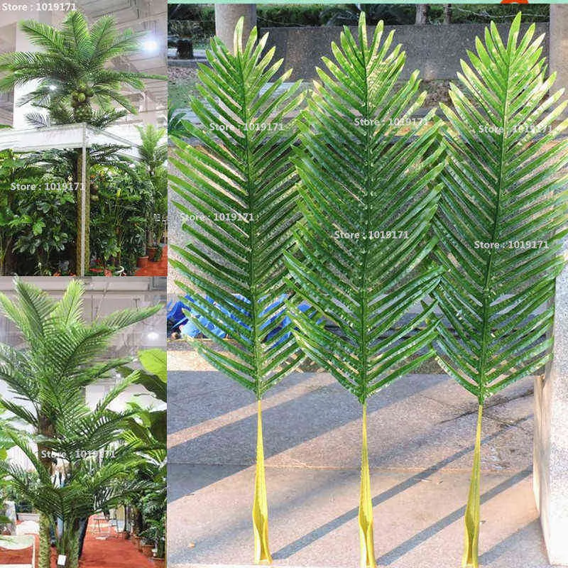 Alberi Artificiali Palma Da Cocco Arbol Pianta Artificiale/Fissa In Piedi Da Giardino In Vaso - Palma Da Cocco Verde For Loft Villa, Extra Large Alto 180 160 Cm Piante Finte(12 POLE TALL