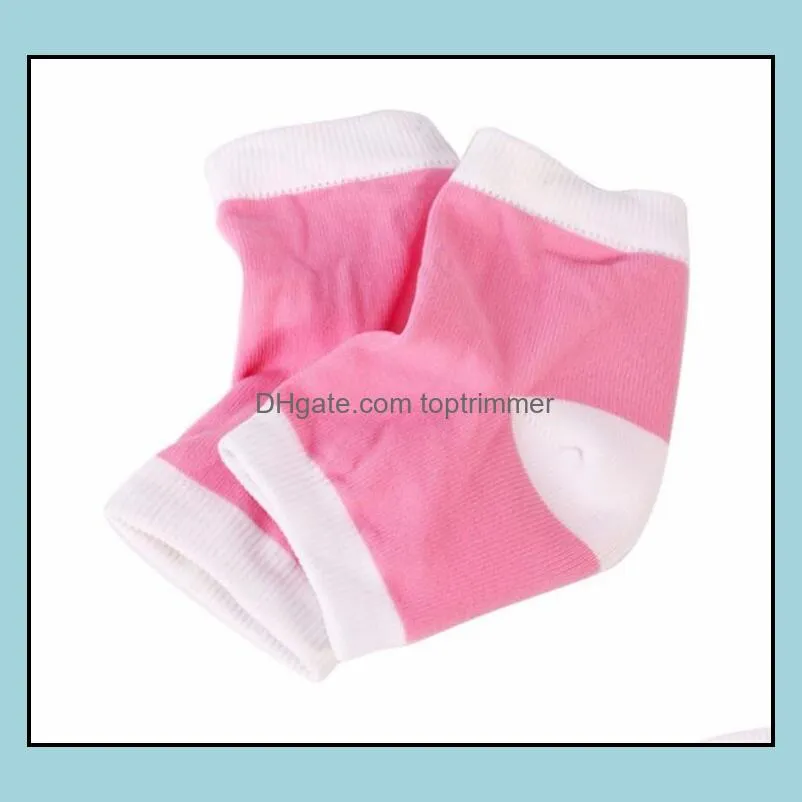 10pairs Silicone Gel Heel Socks Moisturing Spa Gel Socks feet care Cracked Foot Dry Hard Skin Protector Maquiagem