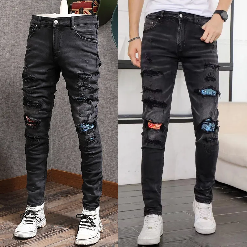 Compra Pantalones Vaqueros Del Ciclista Del Estiramiento Negro Para El  Hombre Apenado Fitness Fitness Largos Pantalones De Vaqueros Hombre Gran  Tamaño 38 Barato | Entrega Rápida Y Calidad | Es.Dhgate