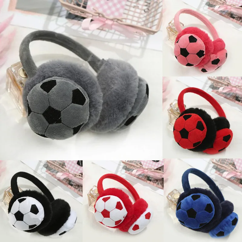 Ear Muffs New Boys And Girls Winter Warm Lovely Cute Fur Cartoon Plush Children Earmuffs Thicken Cover Ears Kids Ear Muffs Headband