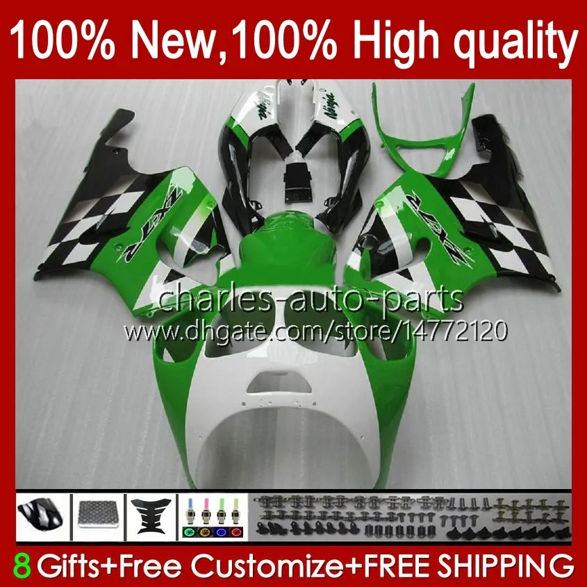 Kit carrosserie pour KAWASAKI NINJA ZX-7R ZX750 ZX 7R 96 97 98 99 00 01 02 03 Carrosserie 28HC.59 ZX-750 ZX 7 R ZX 750 ZX7R 1996 1997 1998 1999 2000 2001 2002 2003 Carénages vert brillant nouveau