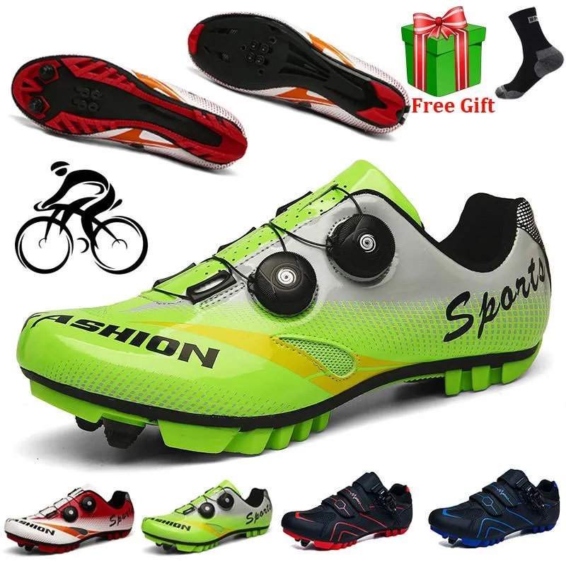 Calzado de Ciclismo Sapatilha Ciclismo Mtb Fest Speeding Sneakers Hombres Bicicleta Transpirable Autoblocante Mountain Bike Athletic Racing Shoes
