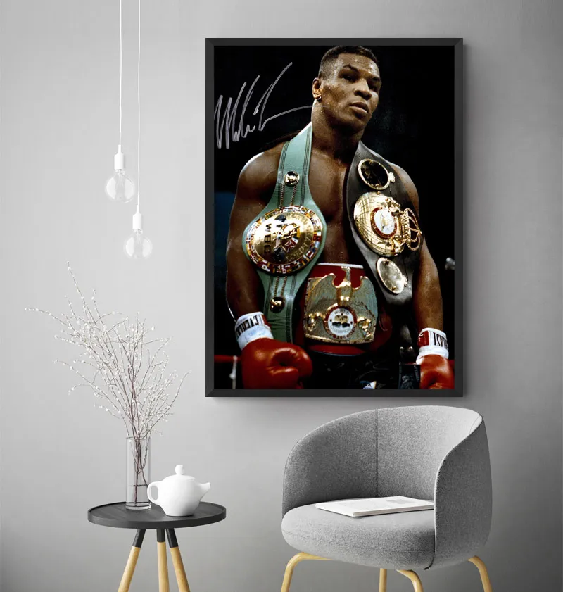 Mike Tyson Autographed Photo Print - Boxing Memorabilia, Fan Gift (Pre-Printed Signature)