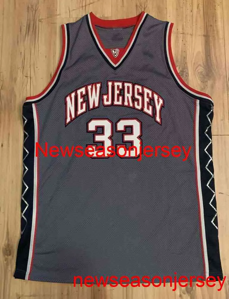 Cousu Vintage Champion New Stephon Marbury Jersey Broderie Jersey Taille XS-6XL Personnalisé N'importe Quel Nom Numéro Maillots De Basket-ball