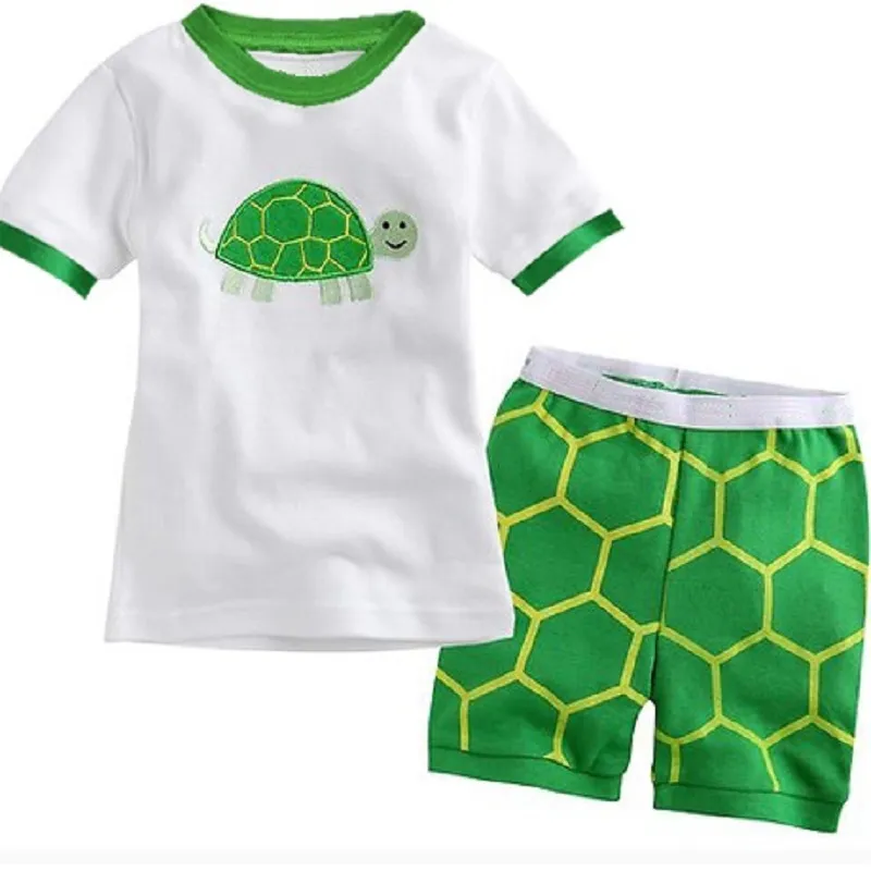 DHgate.com:Summer Boys Pajama Set: 100% Cotton Kids
