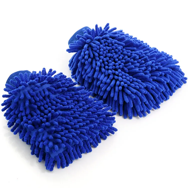 Dubbelzijdig Washandschoenen Motorfiets Auto Cleaning Mitt Glove Apparatuur Home Duster Kleurrijke Autool Gereedschap ZWL317