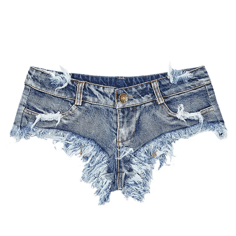DHgate.com:Ultra-Chic Low-Rise Frayed Denim Shorts: Your