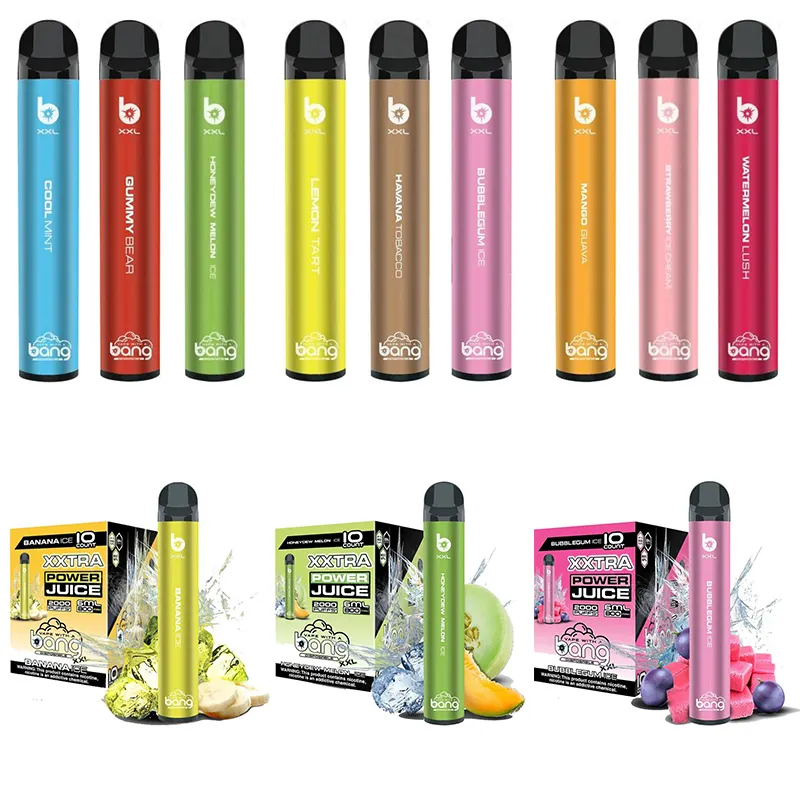 Bang XXL 2000 Puffs XXTRA Power Juice Disposable Vape Pen Kits