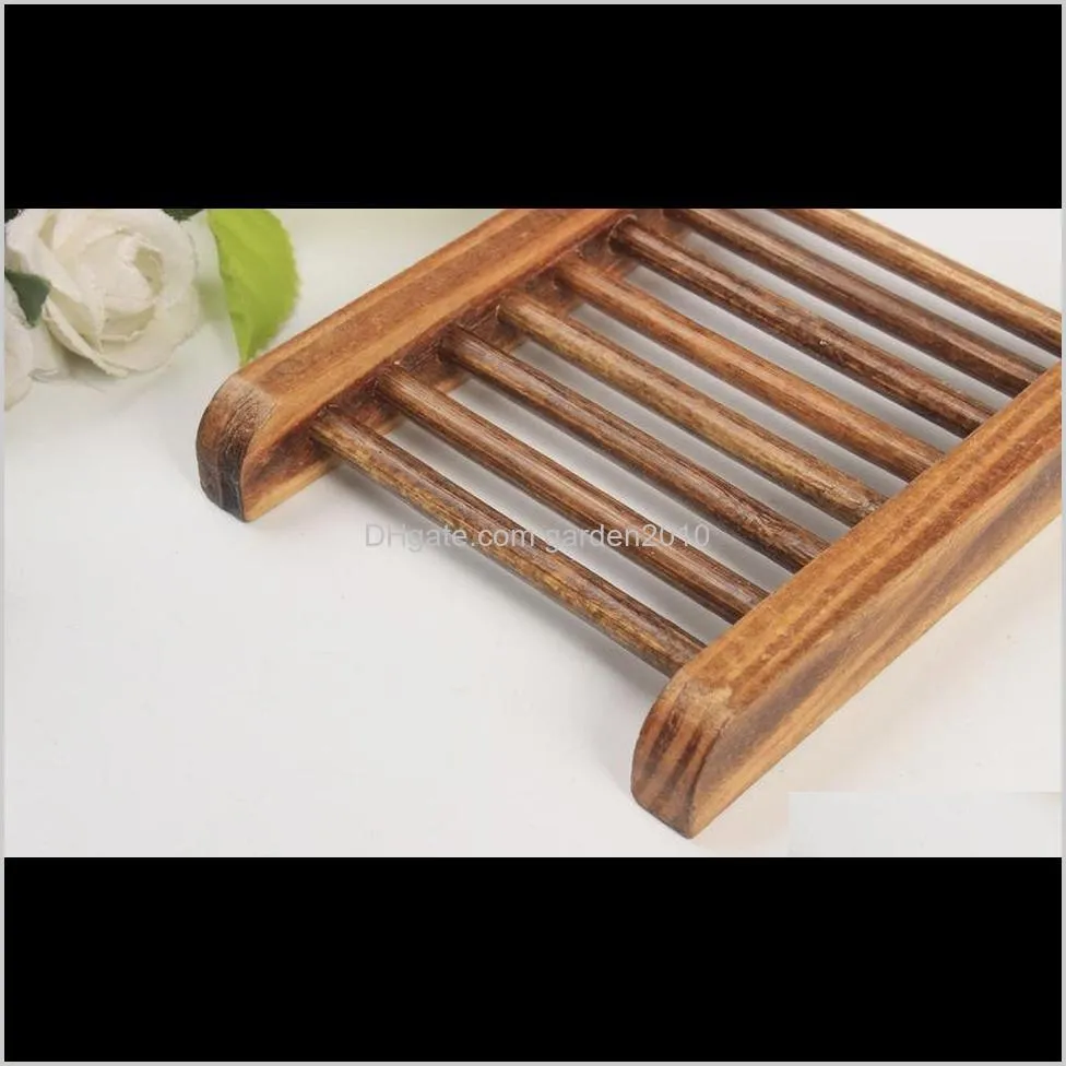 wood soap dish wooden soap tray holder soap rack plate container for bathroom shipping wen6754