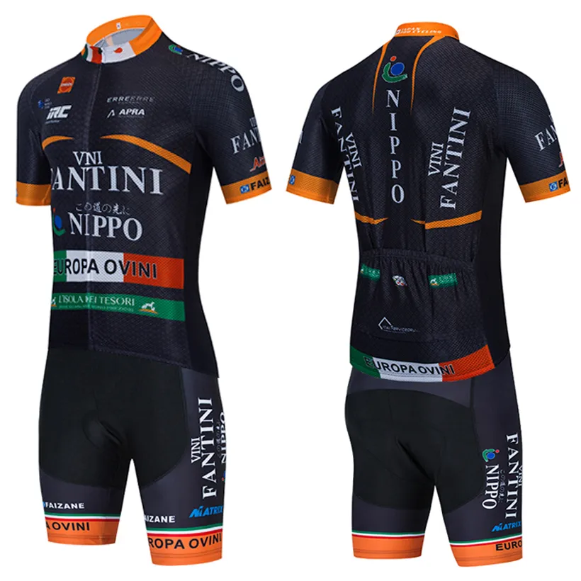 Vini Fantini Cycling Jersey 20D Short MTB Maillot Chemise à vélos Downhill Pro Mountain Vêtement de vélo Vêtements de vélo